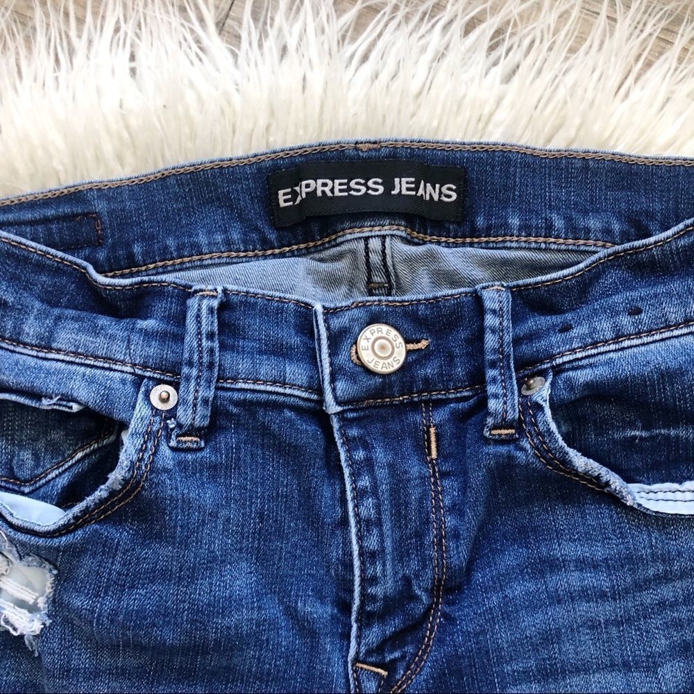 Destroyed Express Jeans - Picture 6 of 8